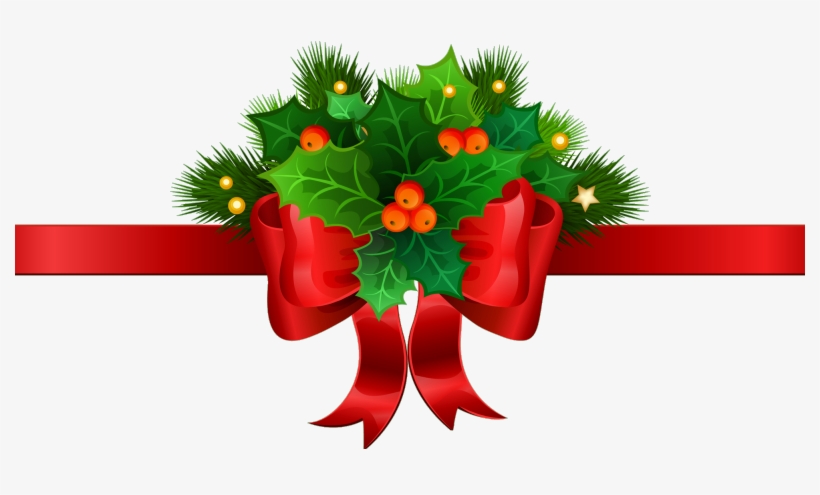 Christmas Page Divider Clipart PNG Image