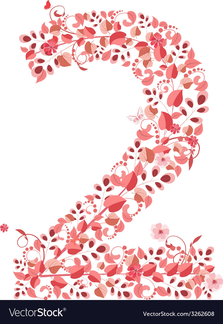 Romantic floral number