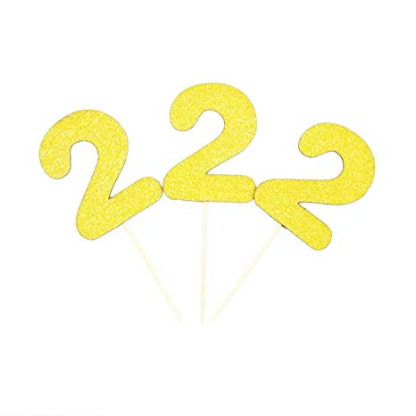 clipart number 2 glitter