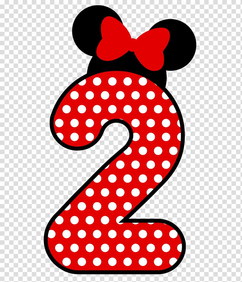 clipart number 2 mickey mouse