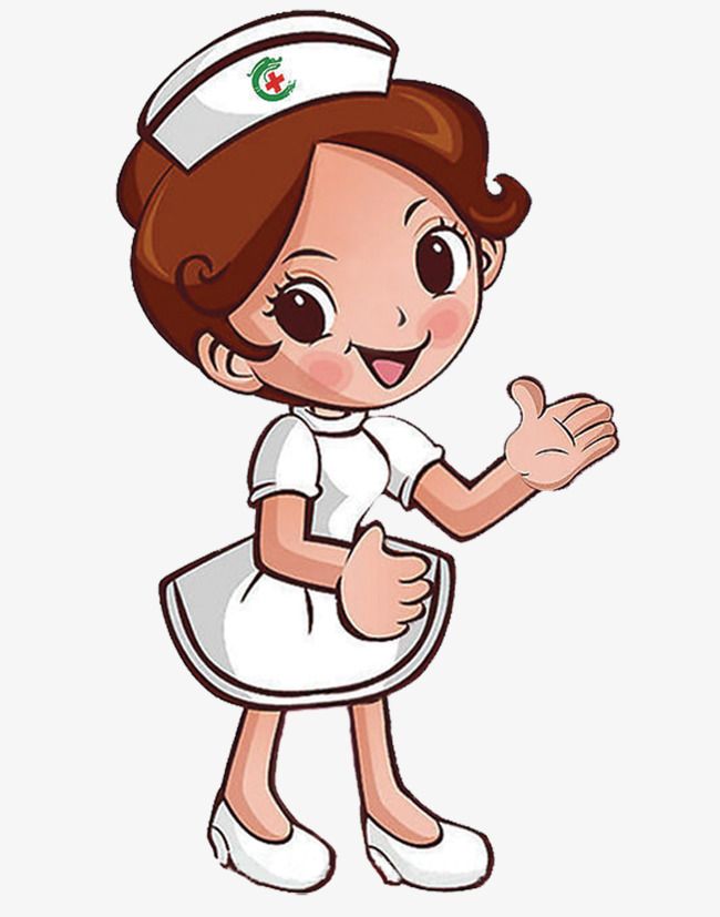 Cartoon nurse nurse.