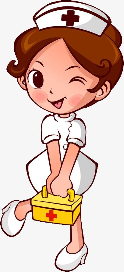 Cute Cartoon Nurse, Cute Clipart, Cartoon Clipart, Nurse
