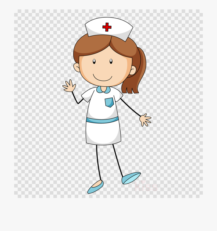 Female nurse clipart.