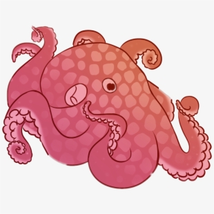 Octopus clipart kawaii.