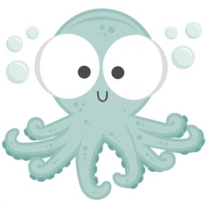 Octopus ocean clipart.
