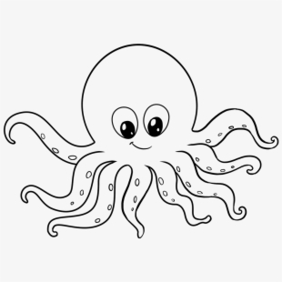 Octopus clipart easy.