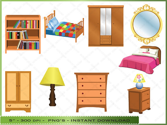 Bedroom clipart bedroom furniture, Bedroom bedroom furniture