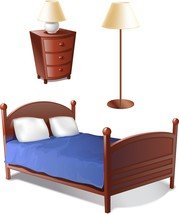 Free Bedroom Furniture Clipart and Vector Graphics