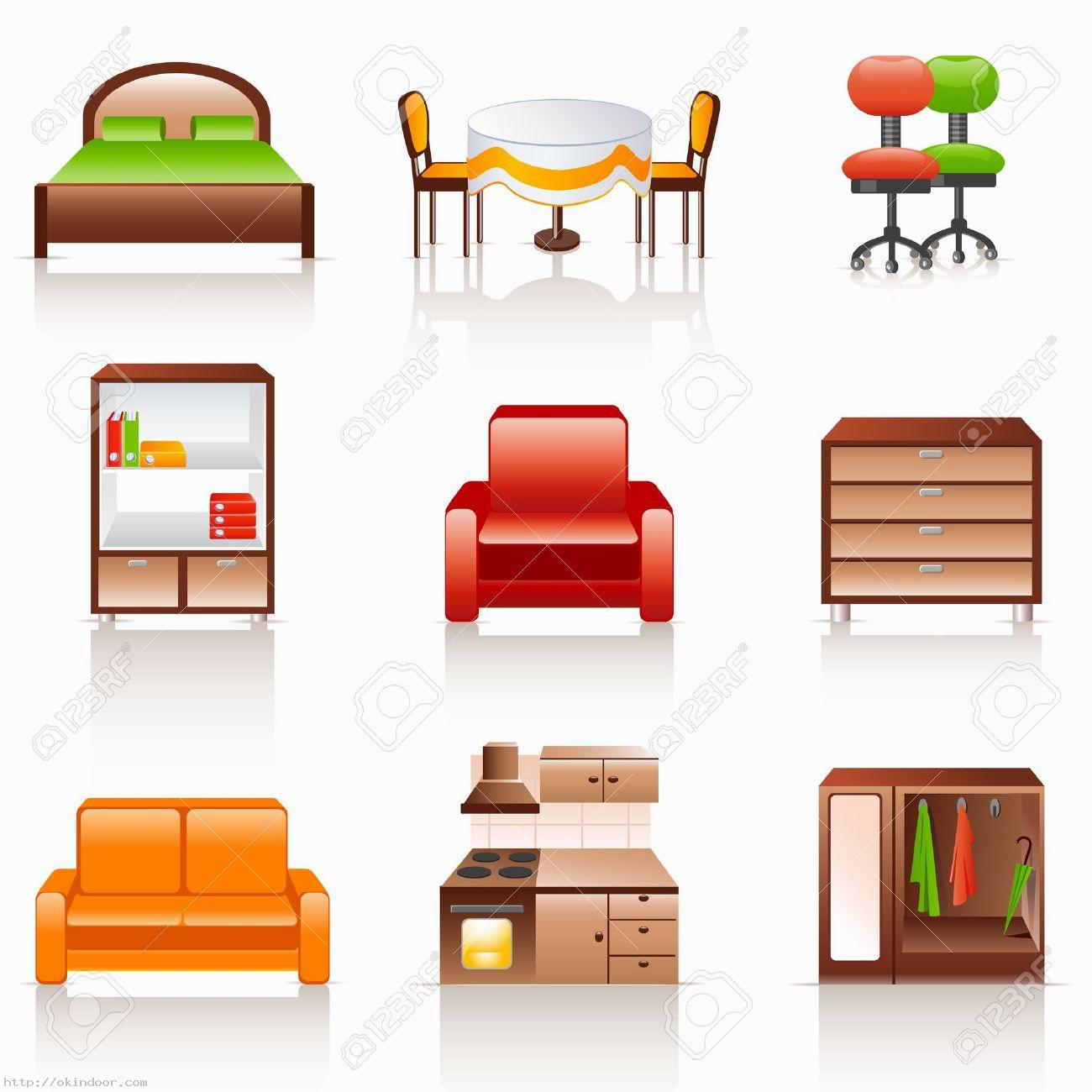 House furniture clipart.