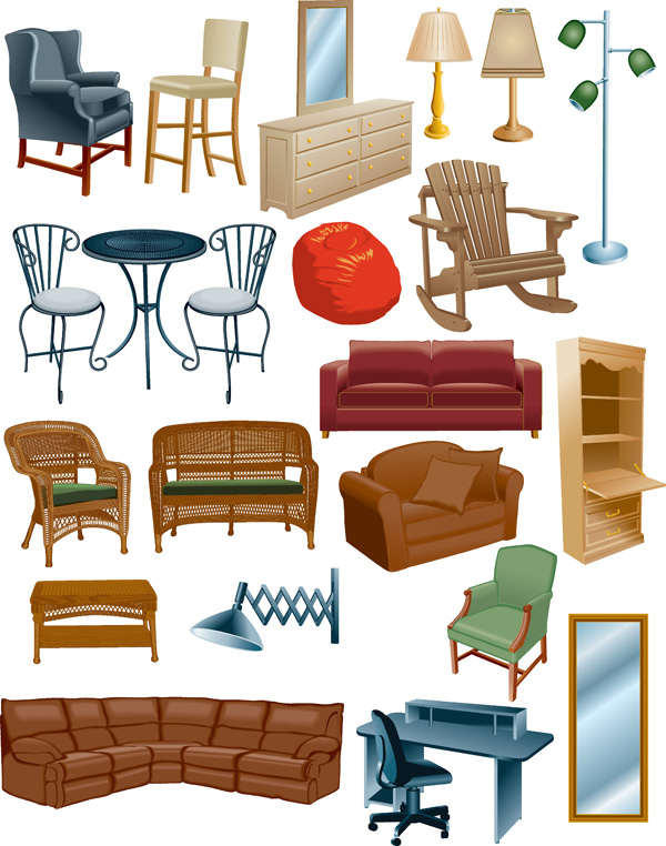 House furniture clipart.