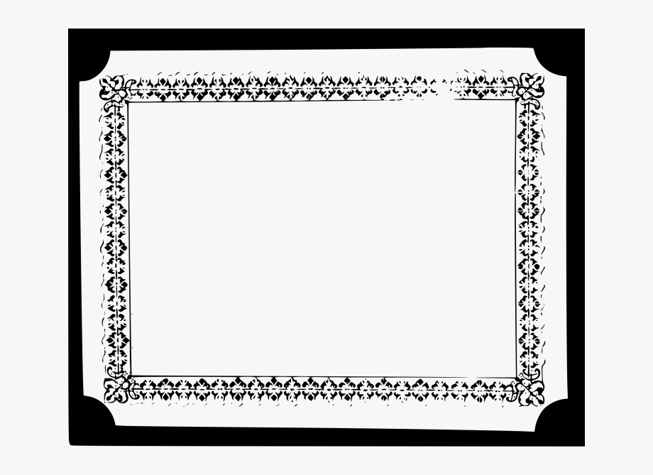 Clipart Deed Border Template