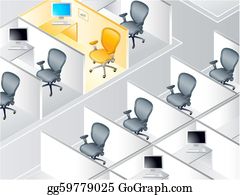 clipart office cubicle