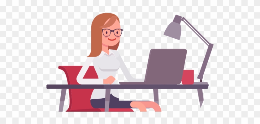 Office Management Clipart Woman Manager