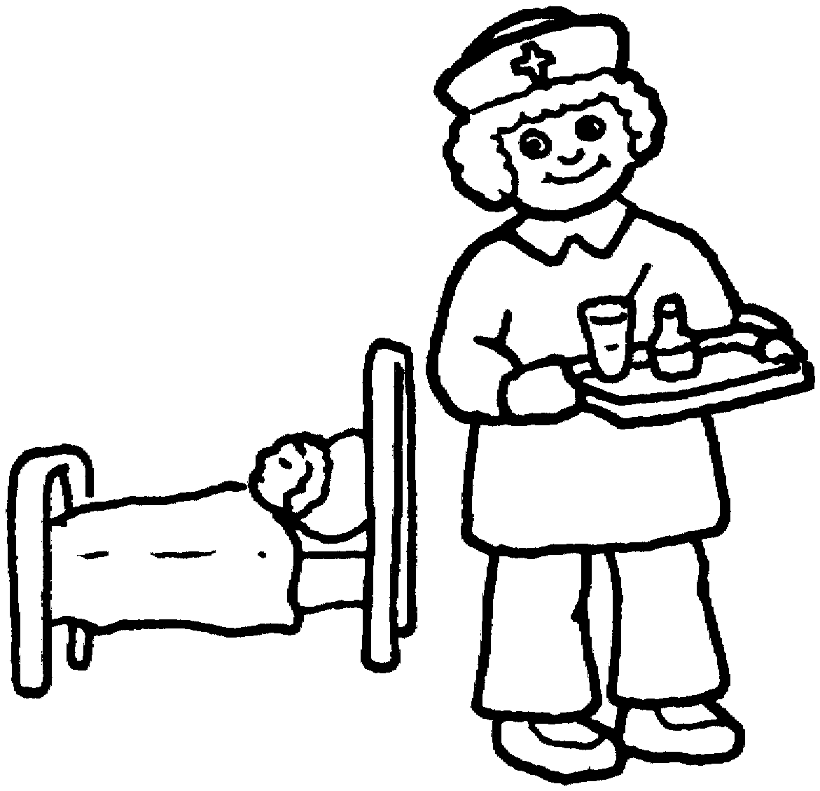 Free School Nurse Coloring Pages, Download Free Clip Art