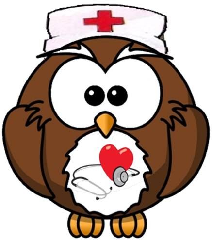 Nursing owl lechuzas.
