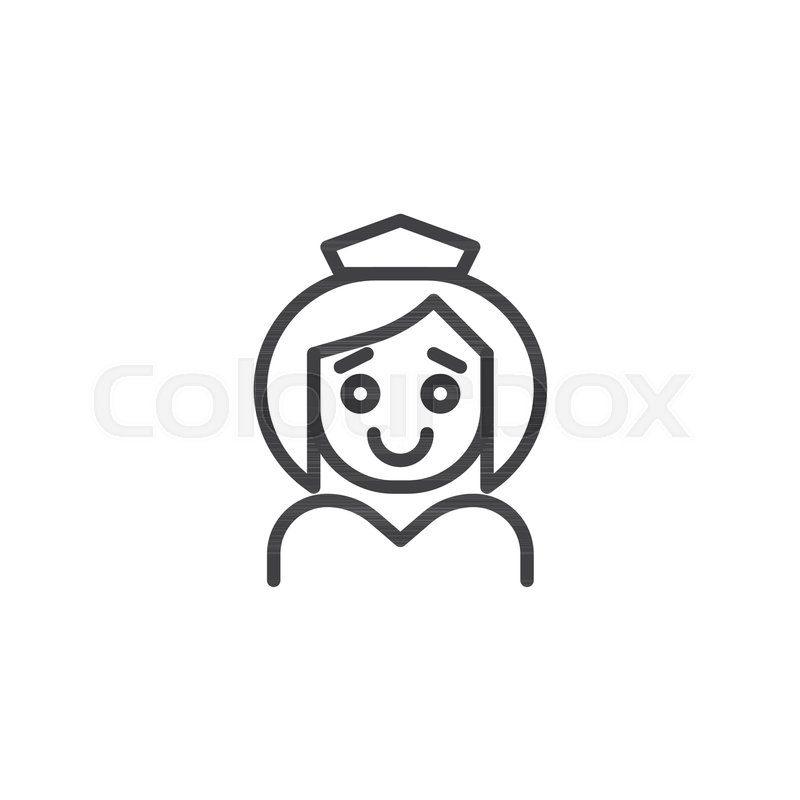 Nurse outline icon