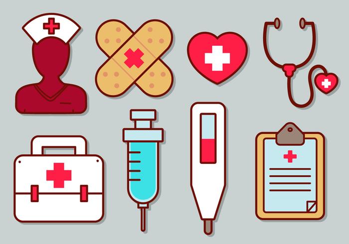 clipart out line pictures nurse vector icon