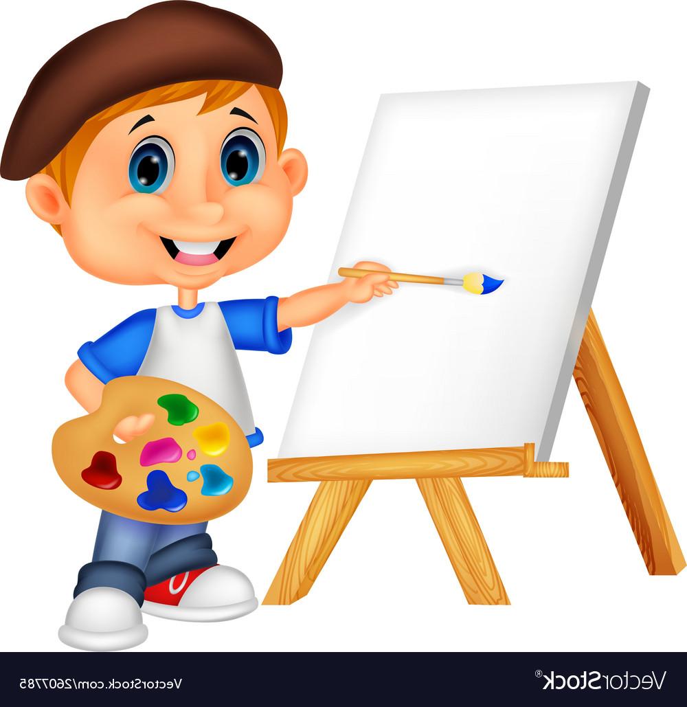 Best Free Cartoon Painting Clip Art Library