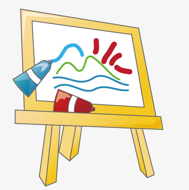 Painting board clipart.
