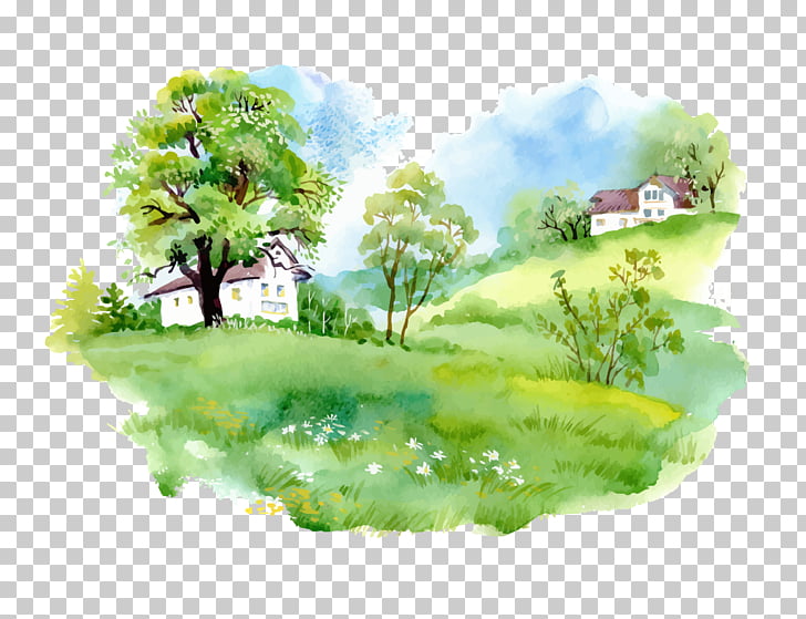clipart painting nature