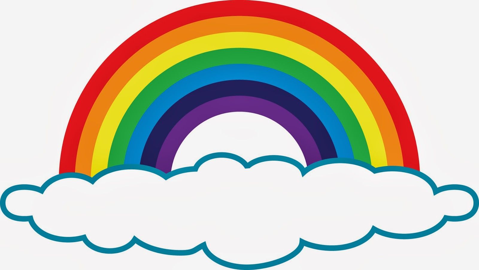 Rainbow clip art.
