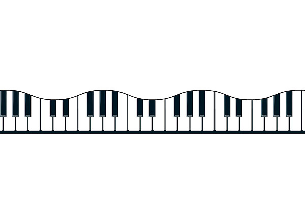 clipart piano keyboard border