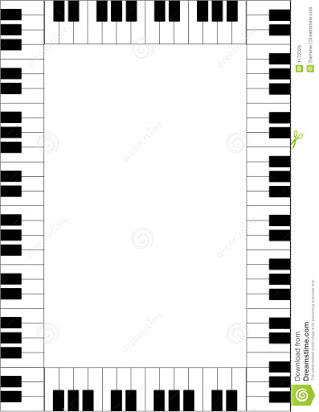 Piano key border