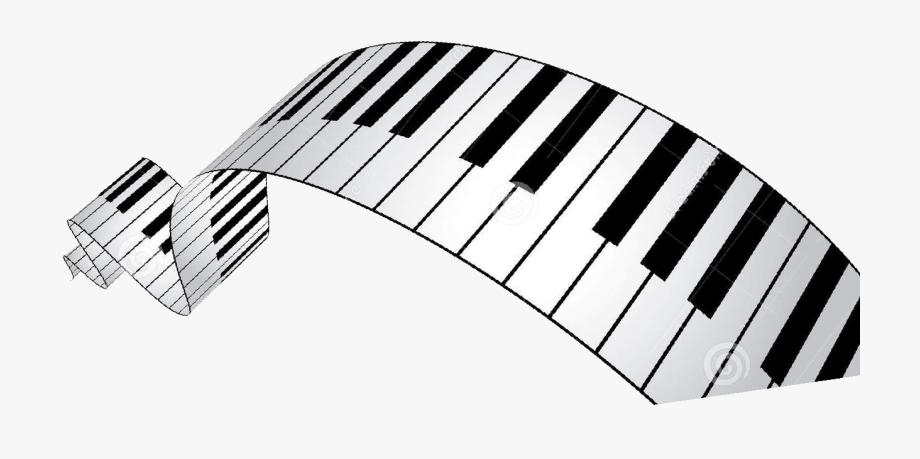 Piano keys clipart.
