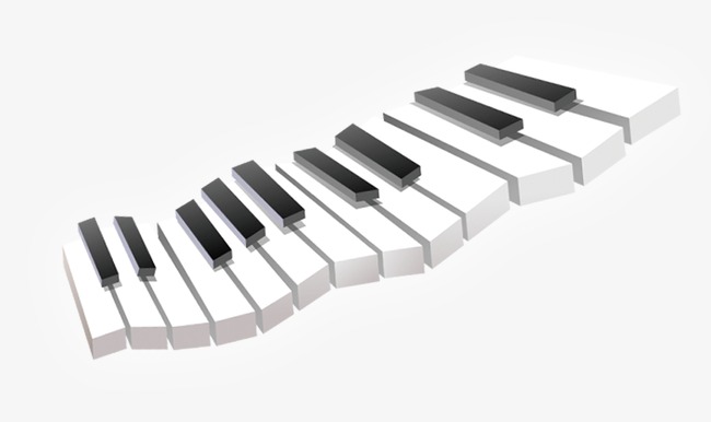 Piano Keyboard, Piano Clipart, Cartoon P