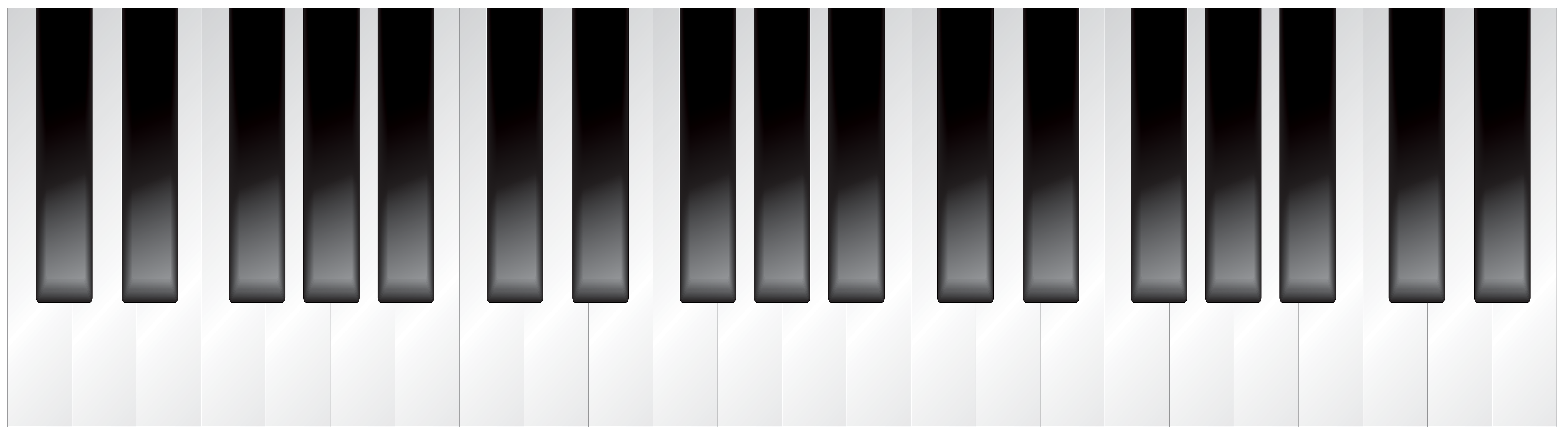 Piano keys deco.