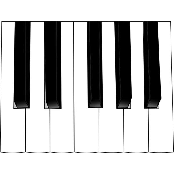Keyboard and piano.