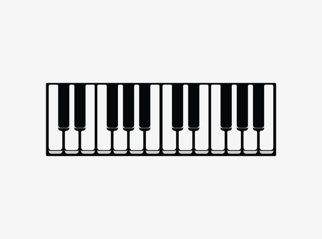 Piano Keys PNG, Clipart, Black, Black And White, Creative