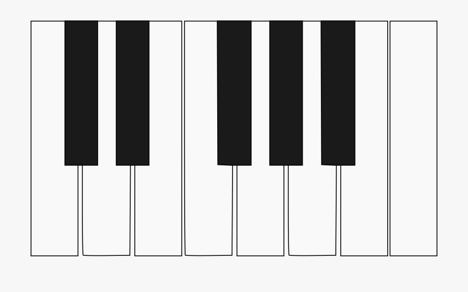 Clipart musical keyboard.