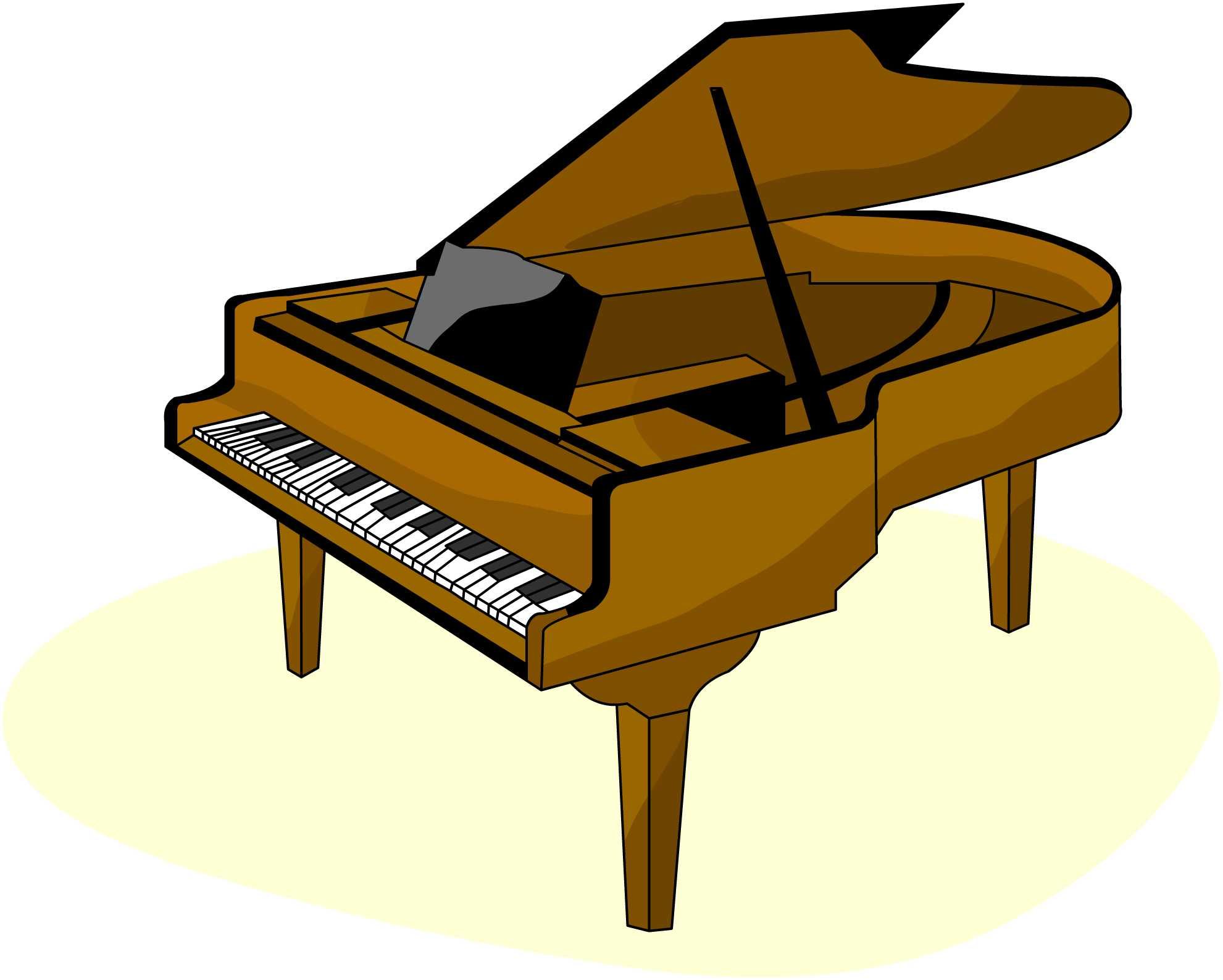 Best piano clipart.