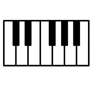 Free Piano Keyboard Silhouette, Download Free Clip Art, Free