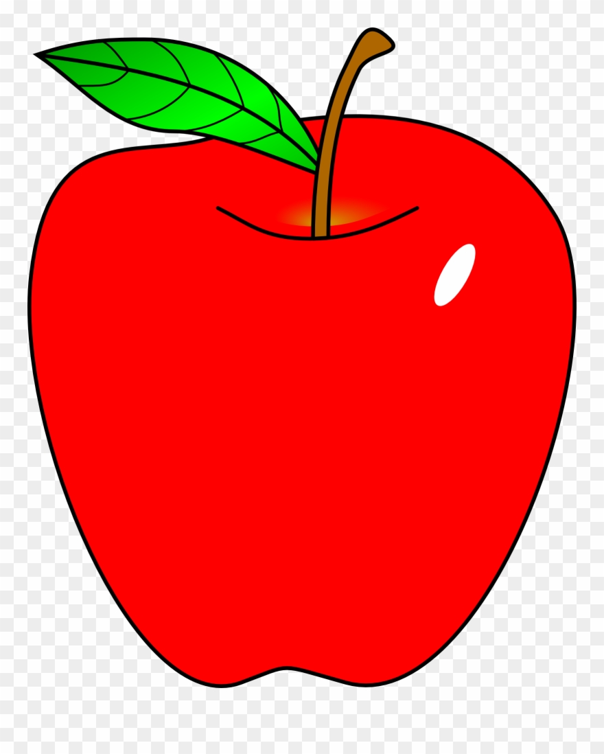 Clipart Free Stock Apple Clip Red Clipart