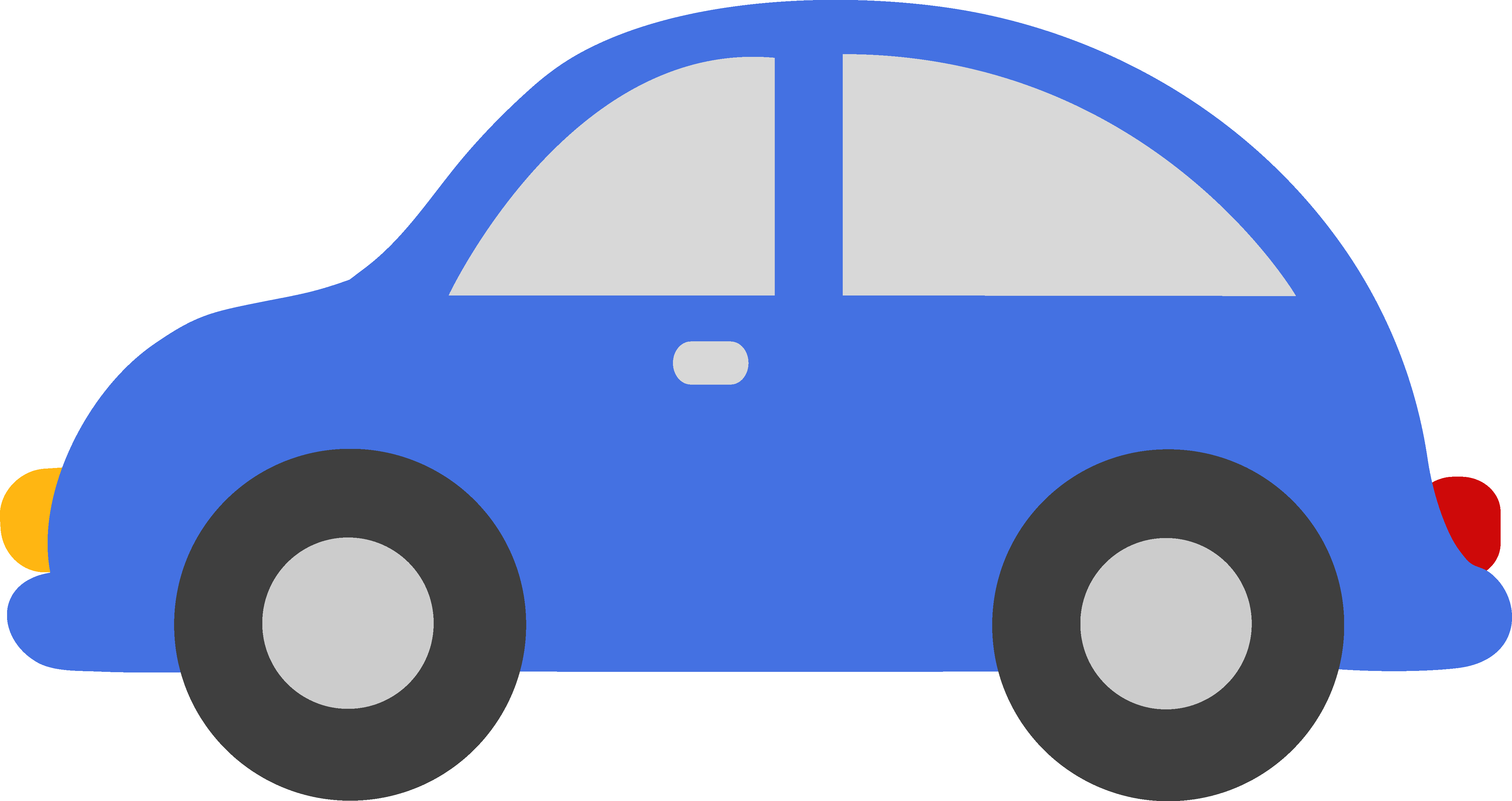 Blue Toy Car Clipart
