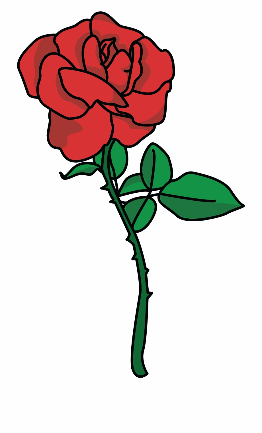 Rose clip art.
