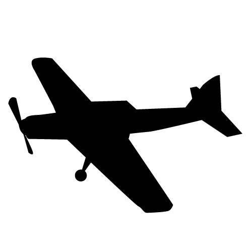 Free propeller plane.