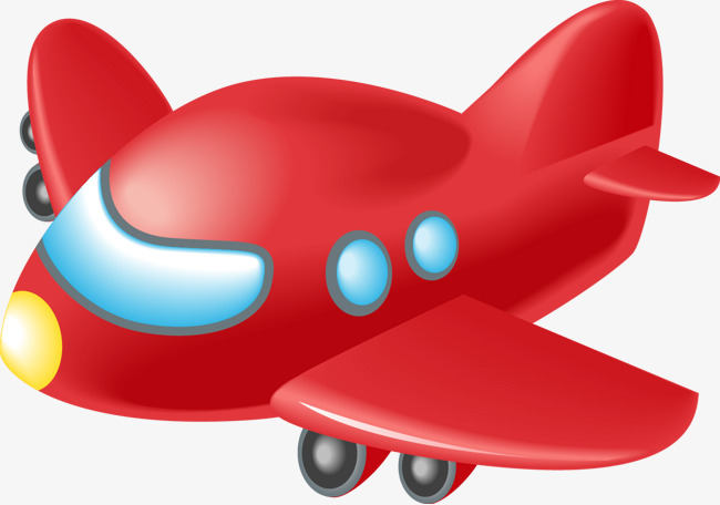 Red Plane, Plane Clipart, Red, Aircraft