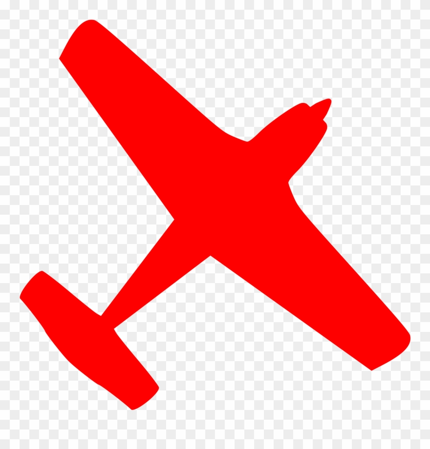 Jet Clipart Red Plane