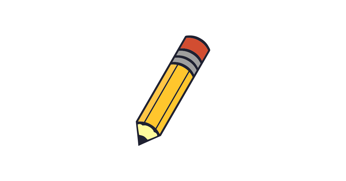 Colored pencil clip.