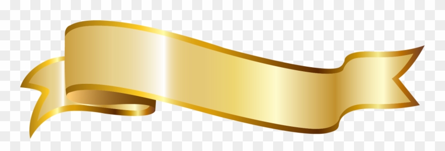 Golden gold ribbon.