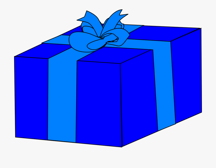 Gift Clipart Blue Present