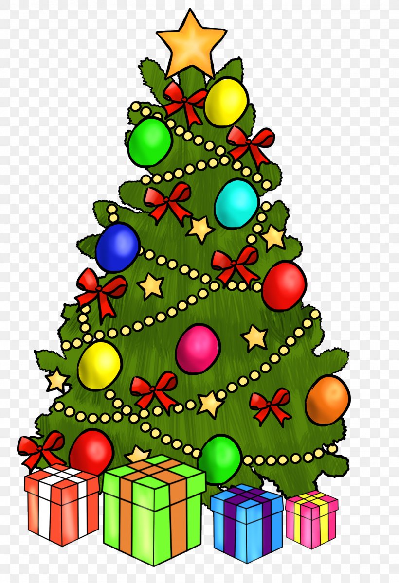 Christmas Tree Gift Clip Art, PNG,