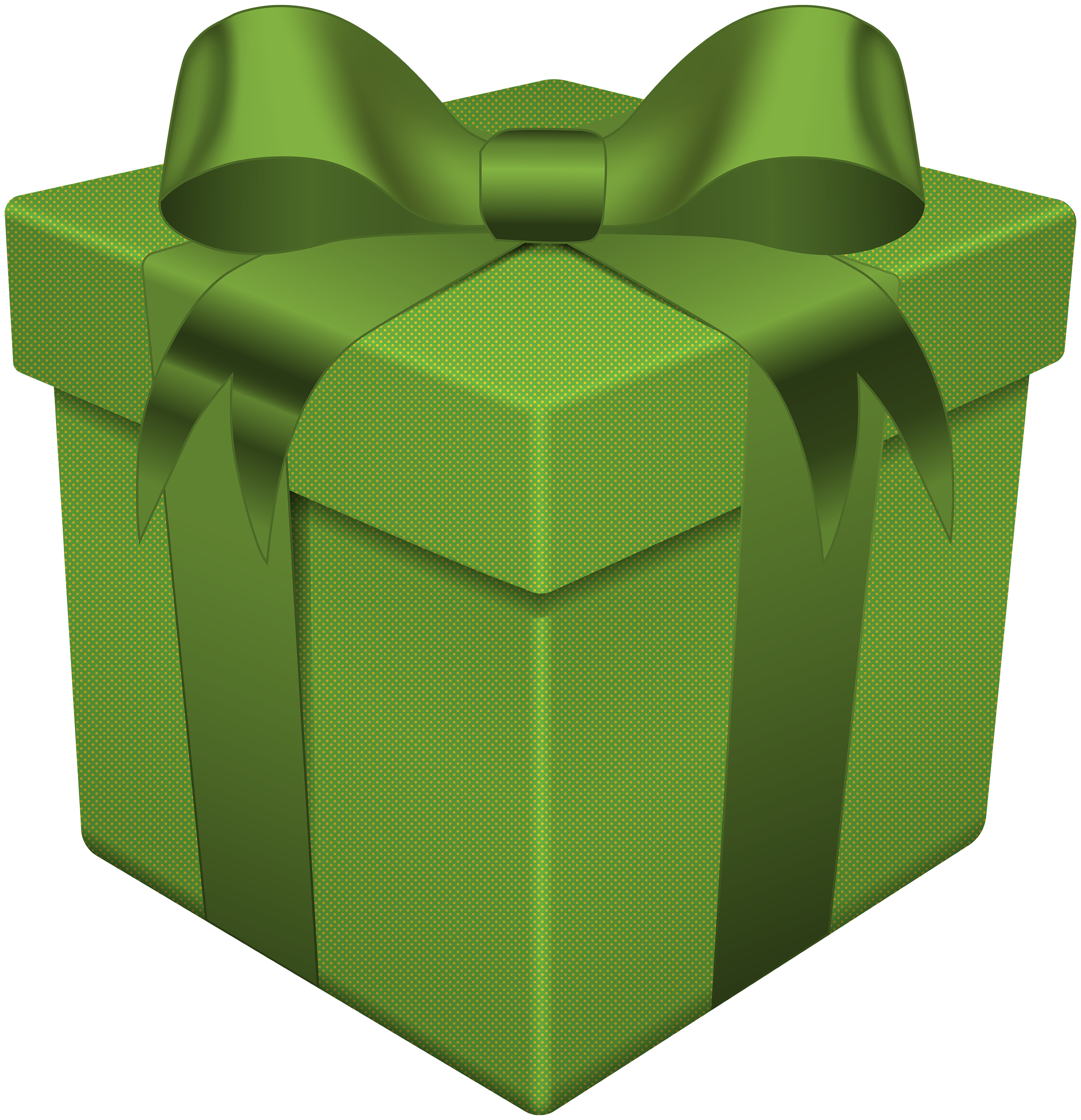 Gift Box Green Transparent PNG Clip Art