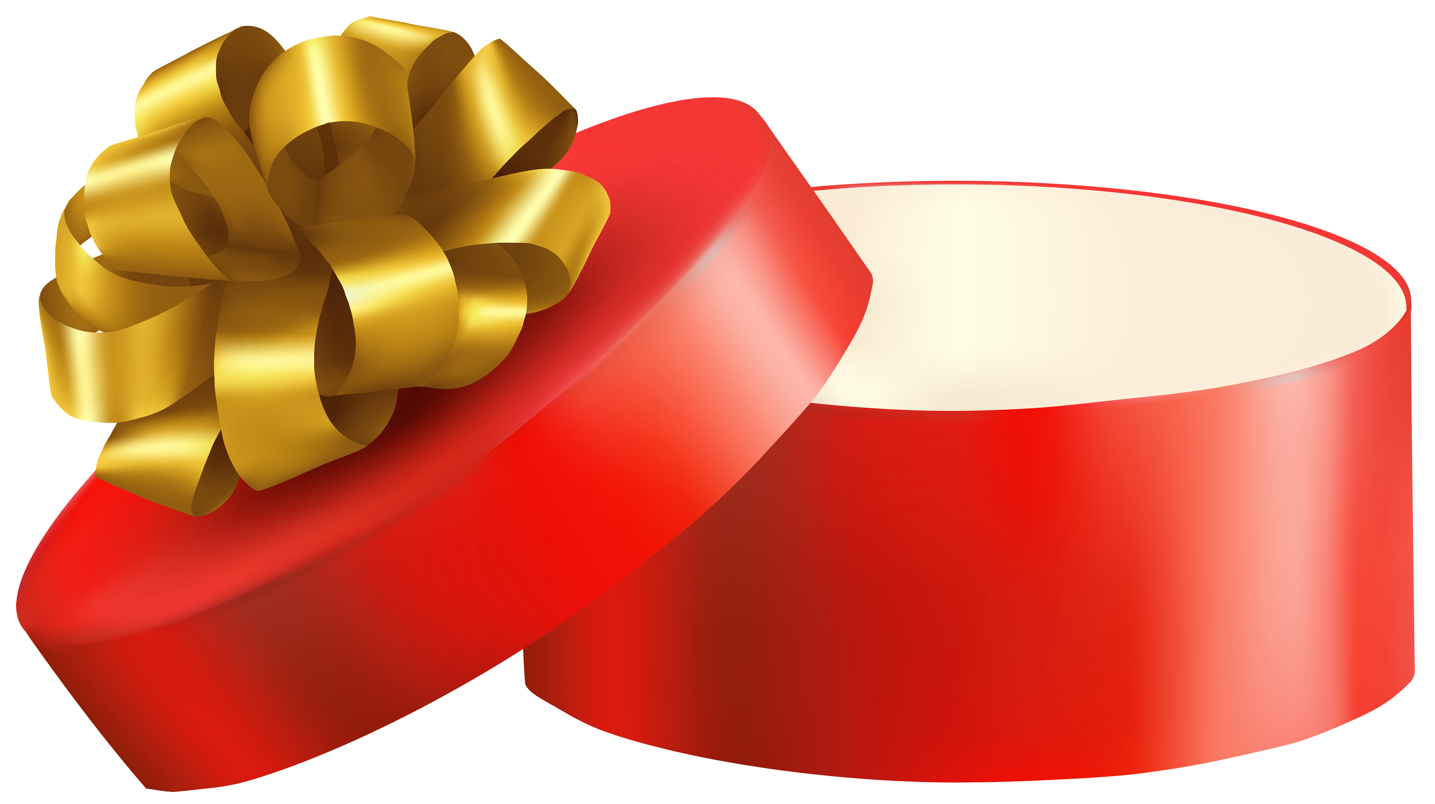 Red Open Gift PNG Clipart