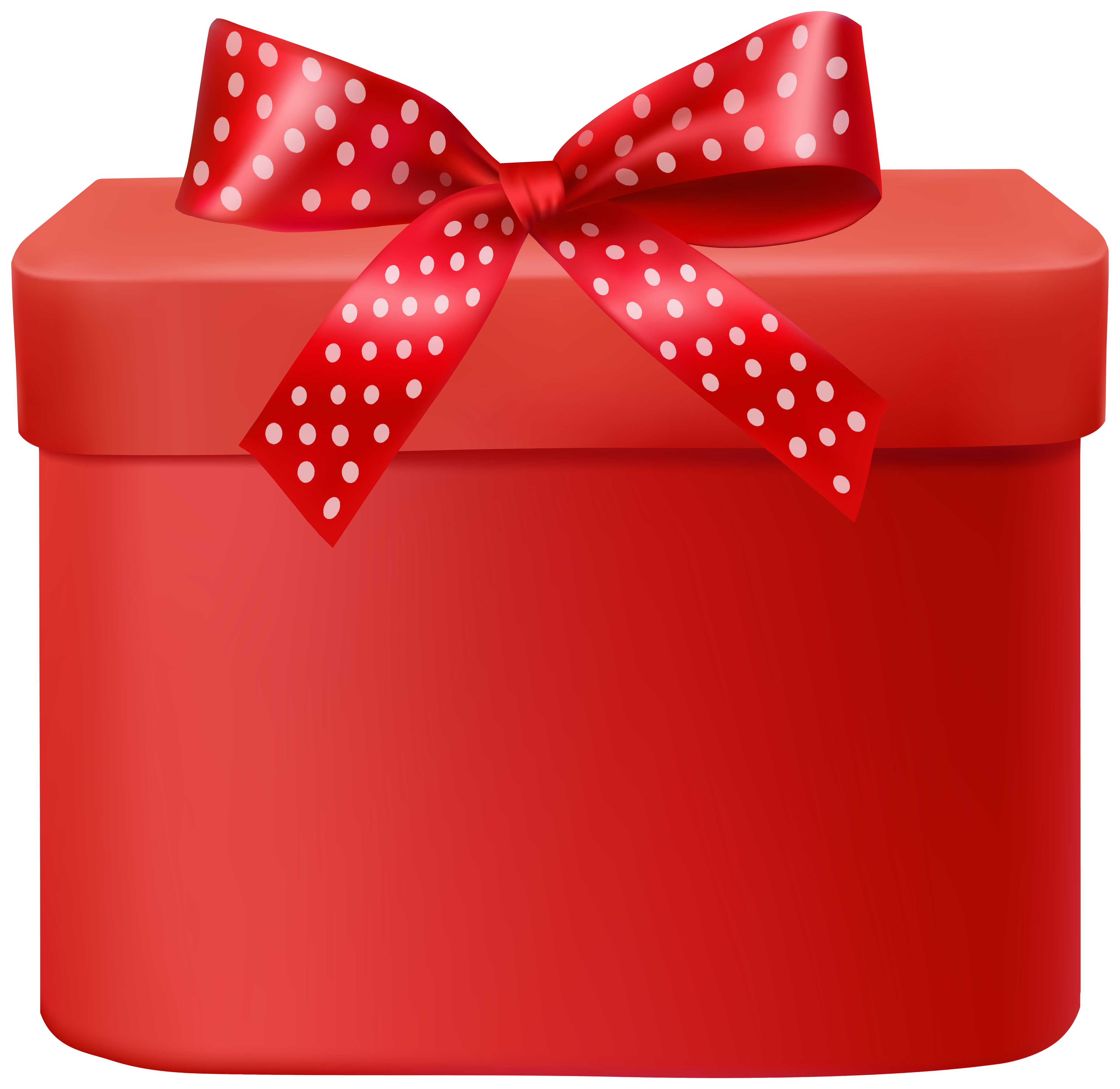 Red Gift PNG Clipart