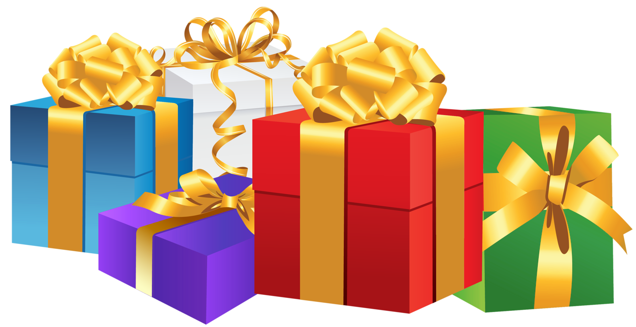 Gift clipart stacked.