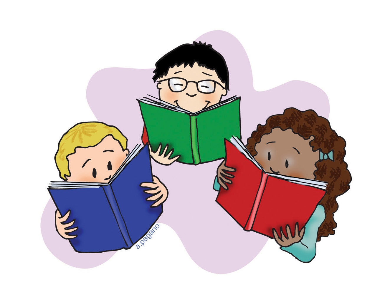 Free Children Reading Books Images, Download Free Clip Art